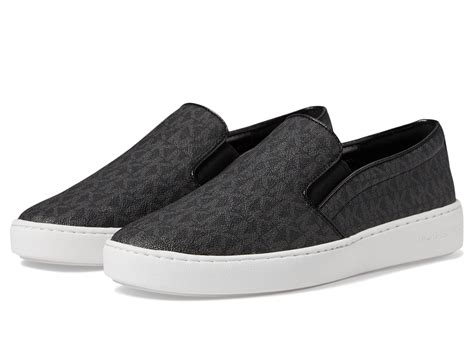 michael kors keaton slip-on white|michael kors leather slip ons.